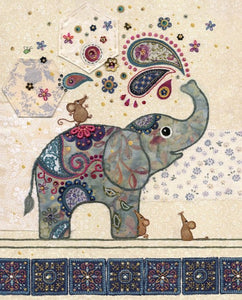 Decorative Elephant Greeting Card
