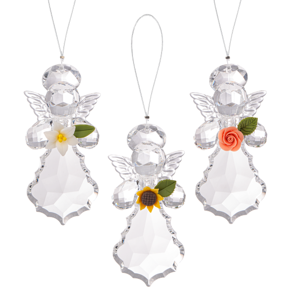 Acrylic Floral Angel