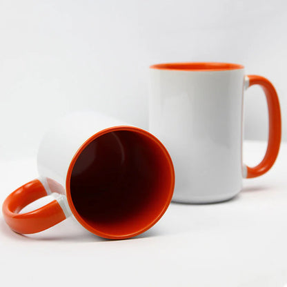 Customizable 15oz Mug w/ Assorted Colours