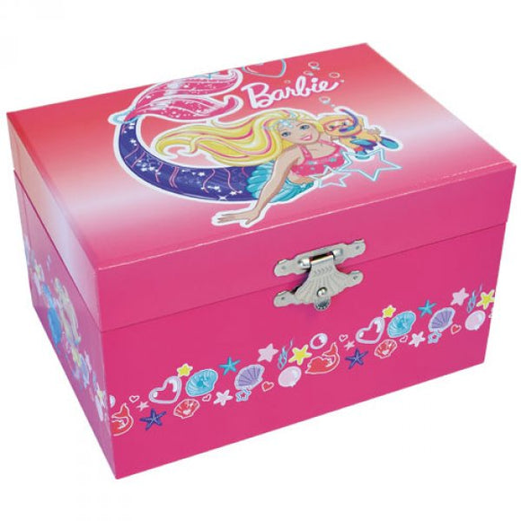 Barbie Mermaid Girls Musical Jewelry Box