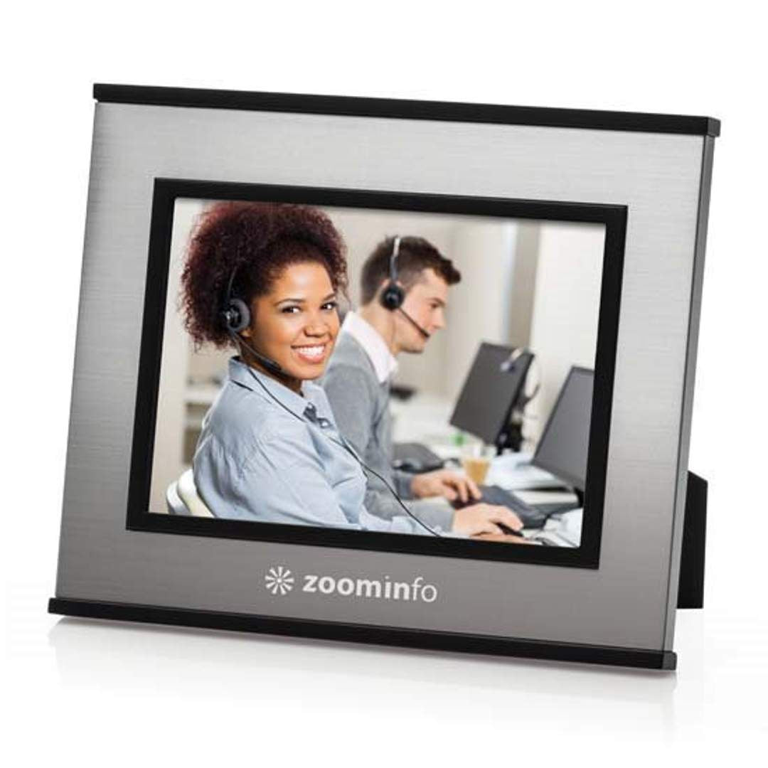 Brushed Silver Frame w/ Black Edge - 4"x 6"