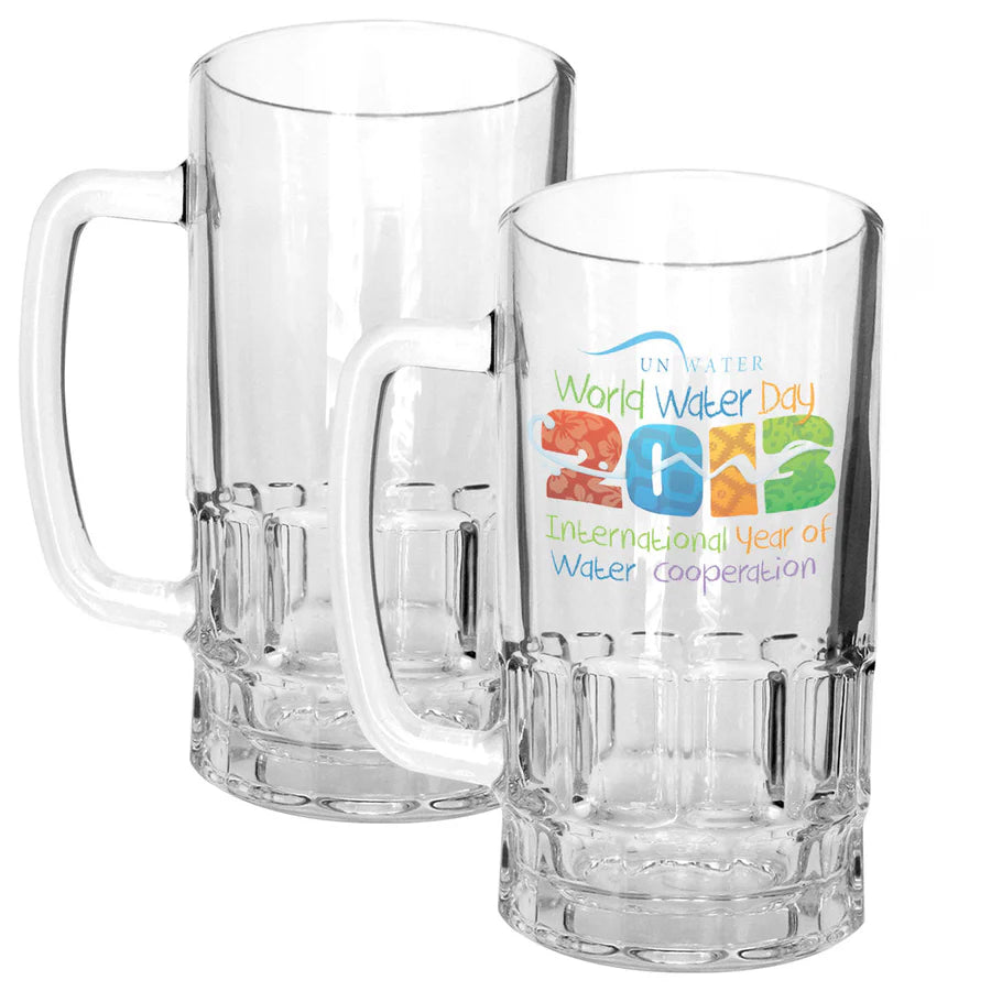 Customizable 18oz  Glass Beer Stein