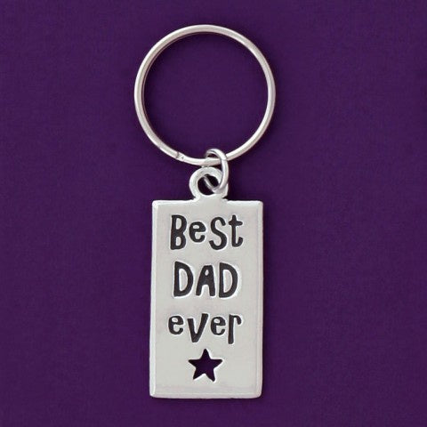 BEST DAD EVER KEYCHAIN