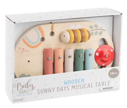 Wooden Sunny Days Musical Table