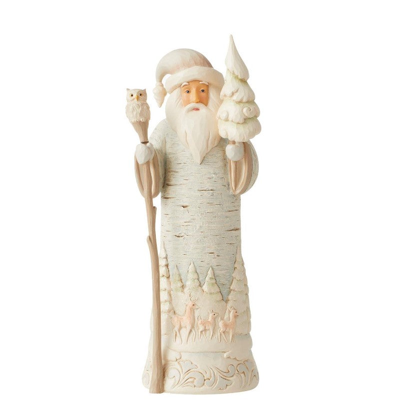 Jim Shore Birch Bark Woodland Santa