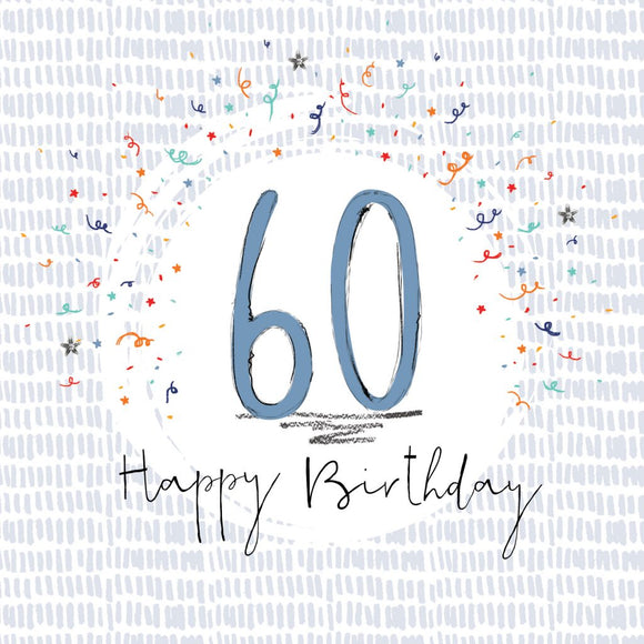 Happy Birthday 60 Card