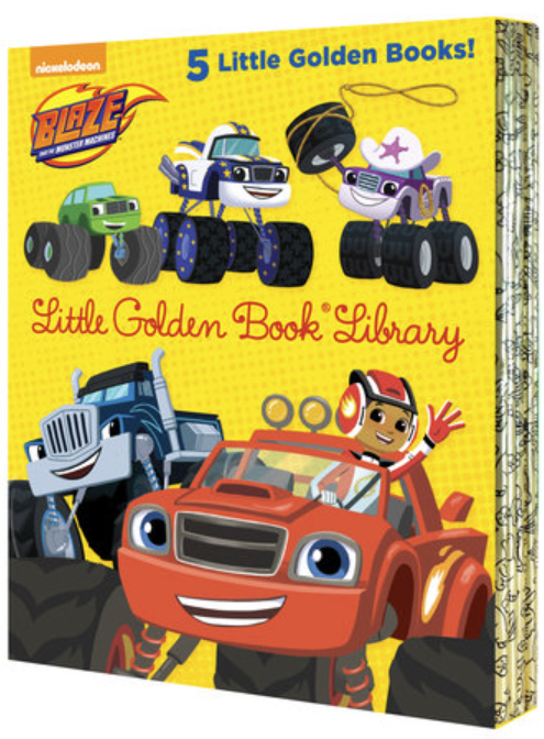 Blaze and the Monster Machines Little Golden Book Library -- 5 Little Golden Books