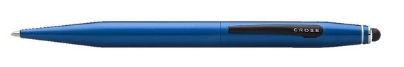 CROSS - Metallic Blue Ballpoint Pen with Stylus