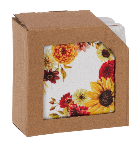 Fall Floral Coaster (4 pc. set)
