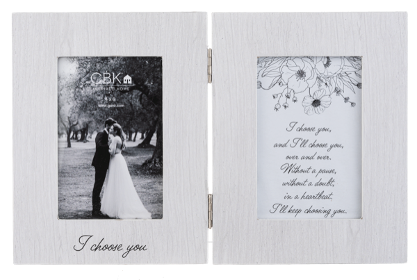 I Choose You 4x6 Dual Frame