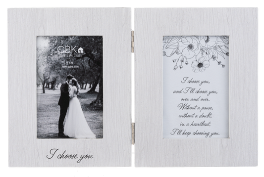 I Choose You 4x6 Dual Frame