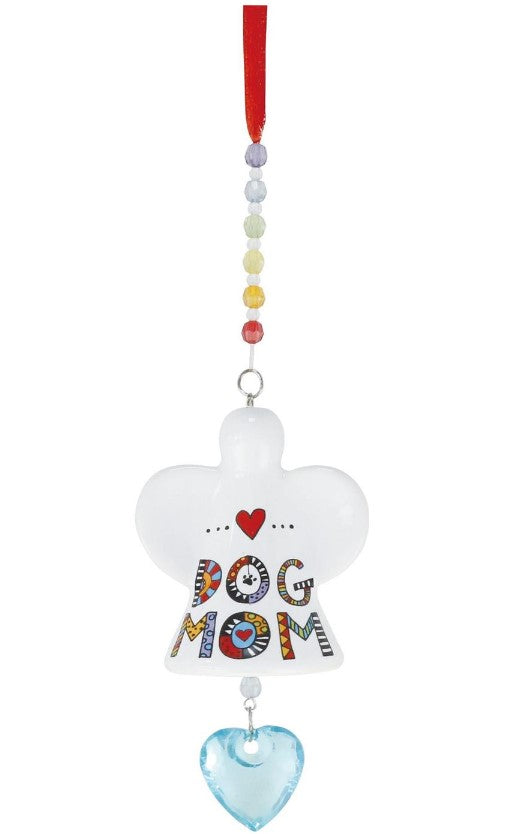 Dog Mom Angel Ornament