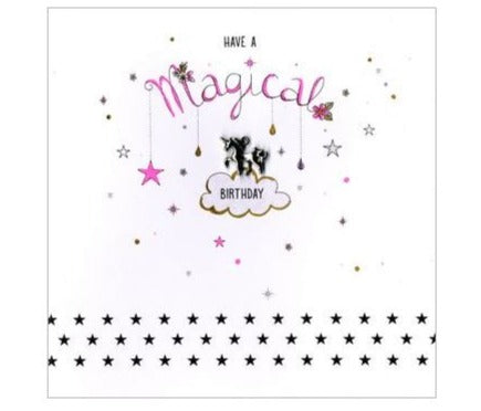 Charmed Magical Birthday Card - Unicorn