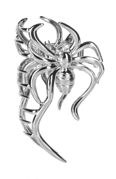 Boo-tiful Spider Hair Clip (Black, Gold, Silver)