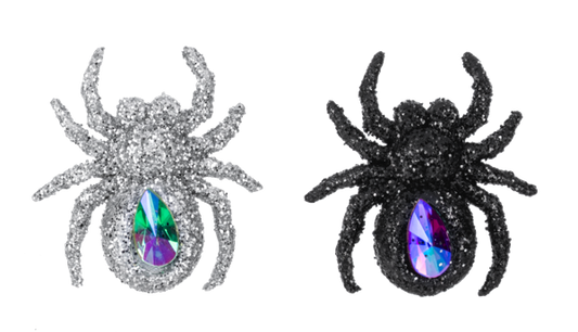 Spooky Sparkle Spider Charm