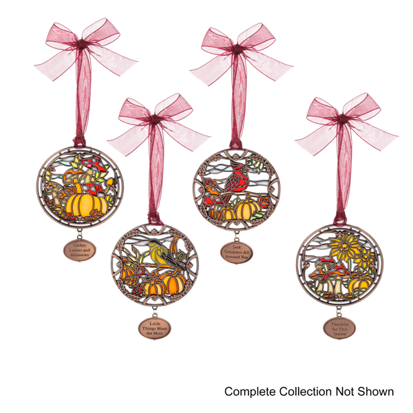 Enchanted Fall Mushrooms Ornament