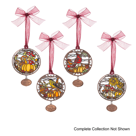 Enchanted Fall Mushrooms Ornament