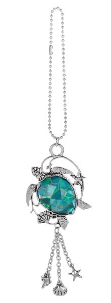 Holographic Car Charm - Sea Turtle