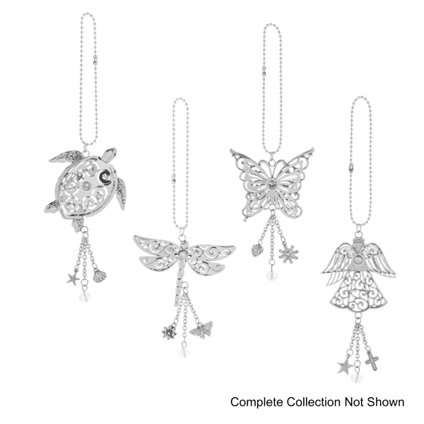 Silver 3D Car Charm