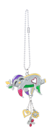 Color Art Car Charm-Sloth