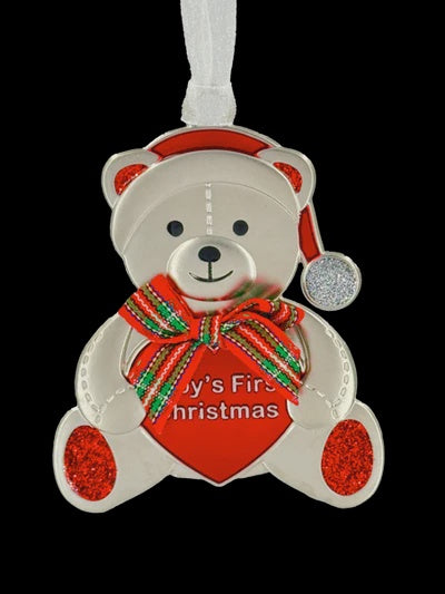 'Baby's First Christmas' Bear Ornament
