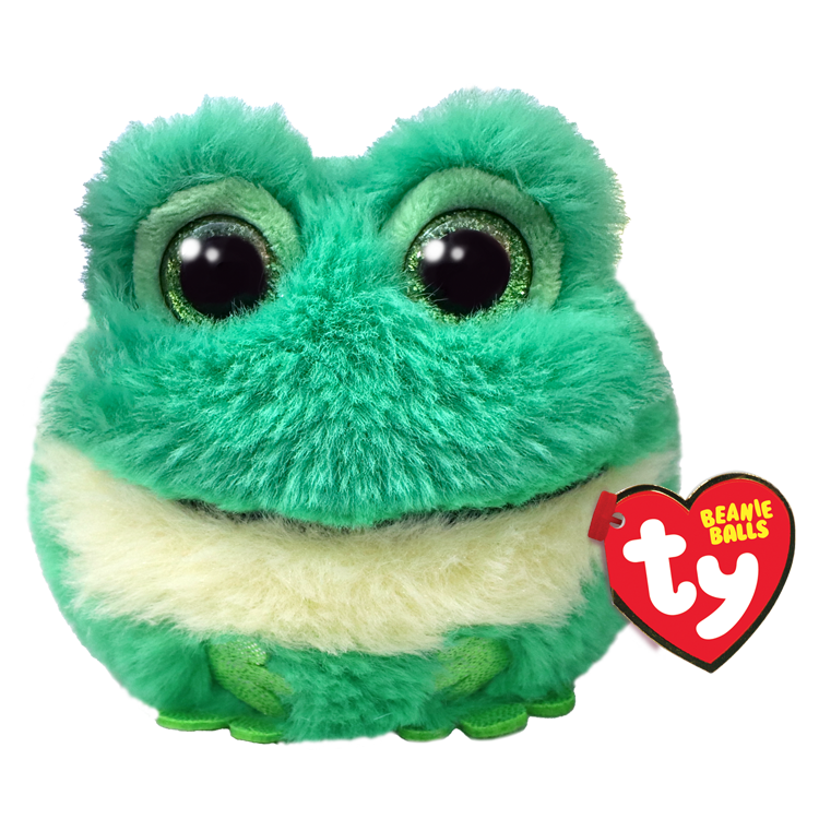 TY Plushie-Gilly Frog Beanie Balls