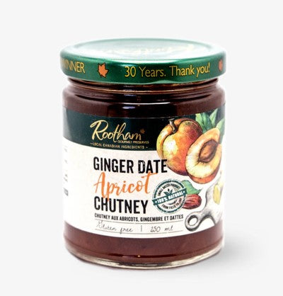 Rootham - Ginger Date Apricot Chutney 250 ml