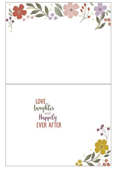 "Congrats to the Happy Couple" Card