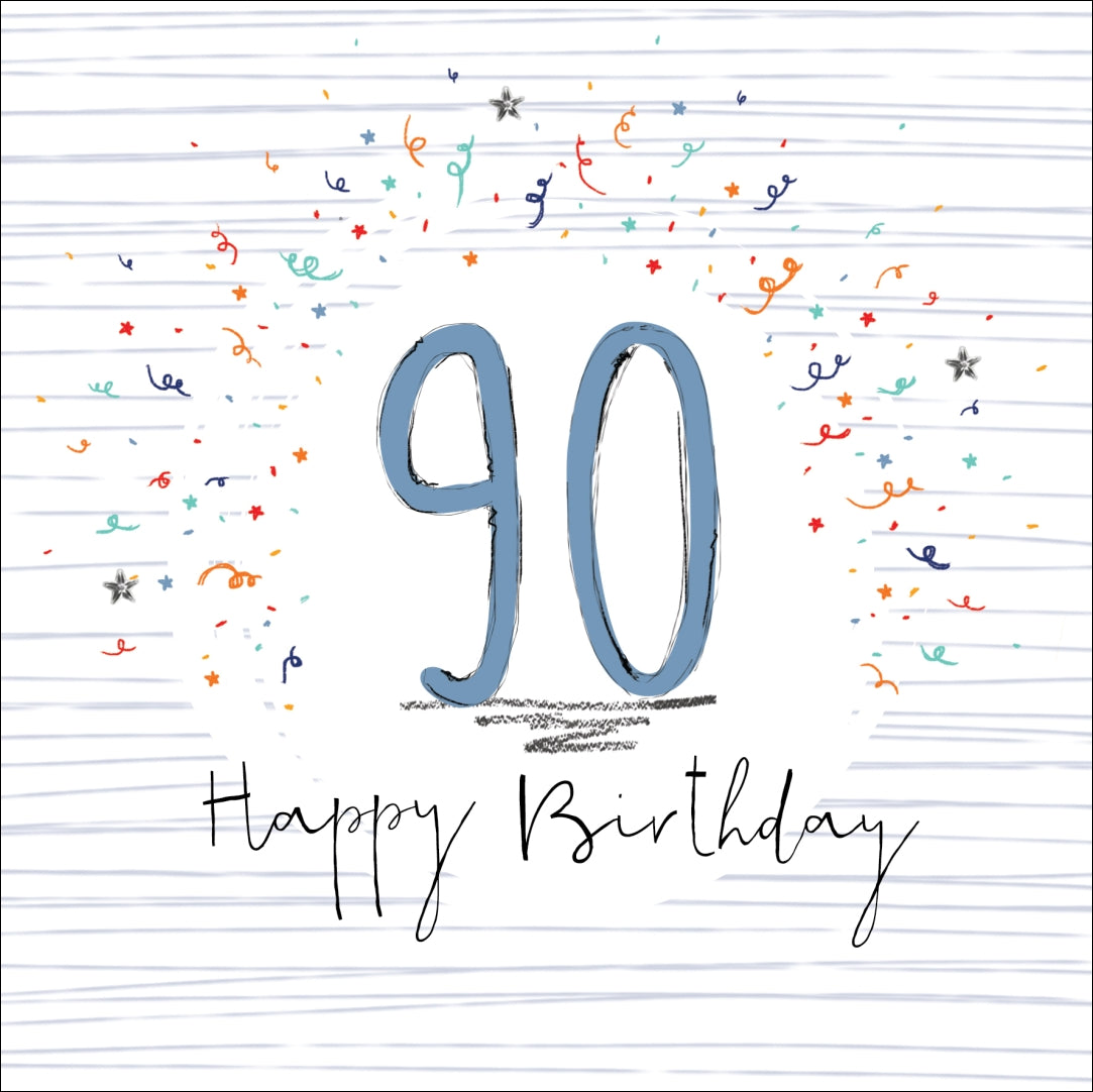 Happy Birthday 90 Birthday Card