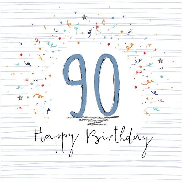 Happy Birthday 90 Birthday Card