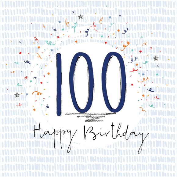 Happy Birthday 100 Birthday Card