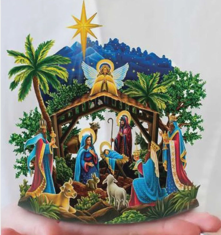 Starlit Nativity - Mini Pop-up Card