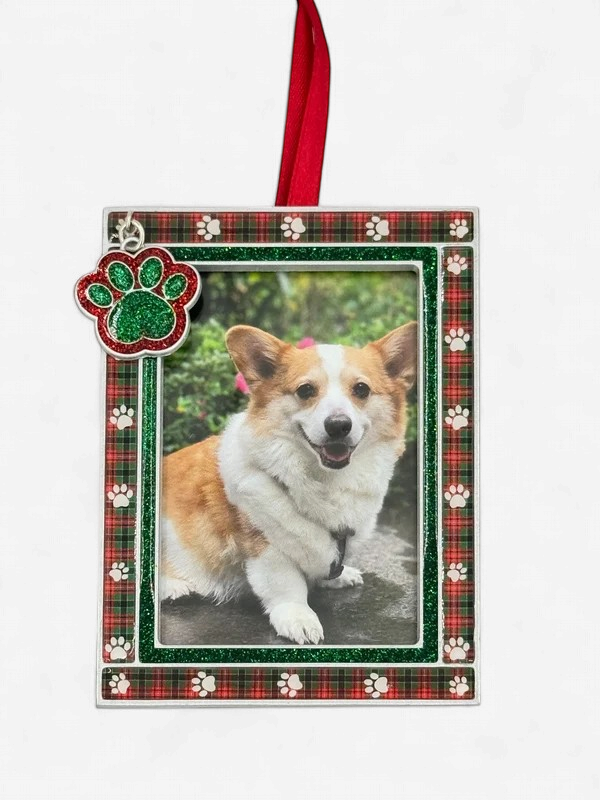 Pawprint Frame Ornament
