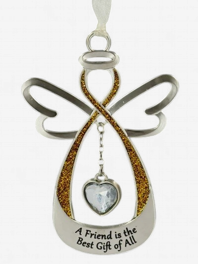 A Friend is the Best Gift of All Angel Ornament