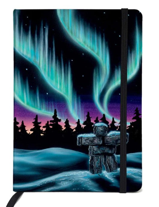 Sky Dance, Inukshuk - Lined Journal