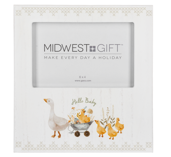 White Baby Animals Frame - 4 x 6"