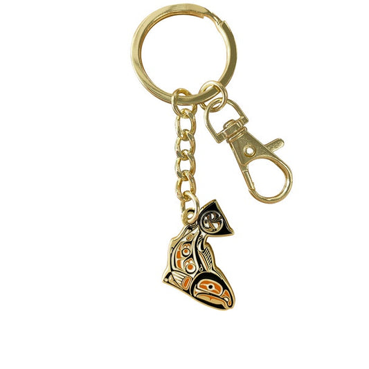 Enamel Keychain - Sockeye Salmon