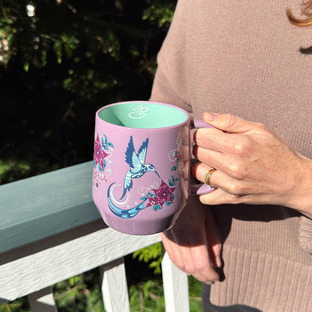 Big Ceramic Mug (20oz) - Hummingbird