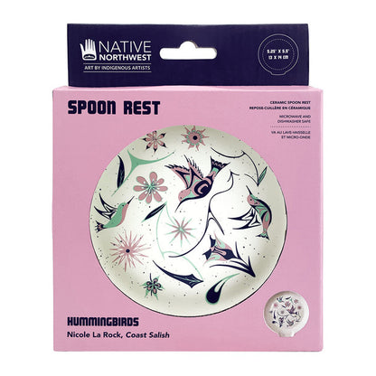 Spoon Rest - Hummingbirds