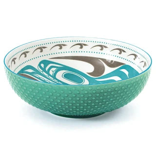 Porcelain Art Serving Bowl (Large) - Killer Whale