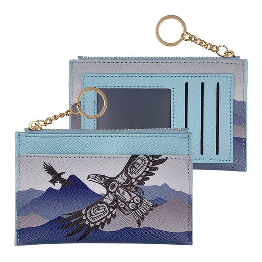 Zippered Card Wallet - Soaring Eagle