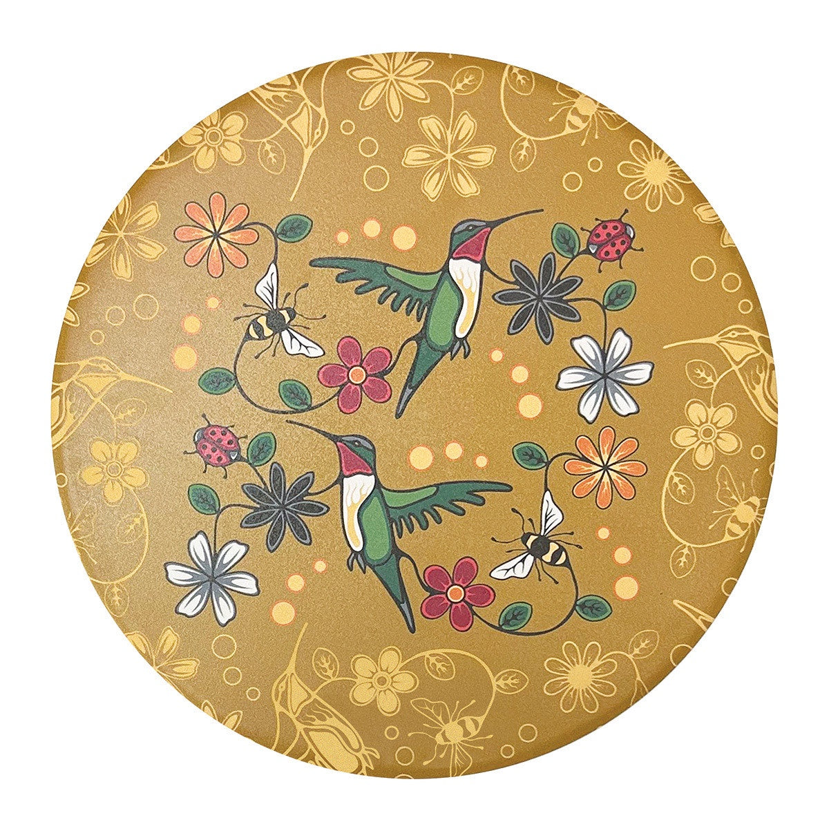 Ceramic Trivet - Hummingbird (Nenookaasi)