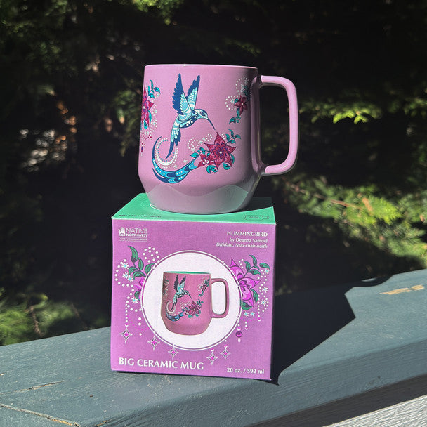 Big Ceramic Mug (20oz) - Hummingbird