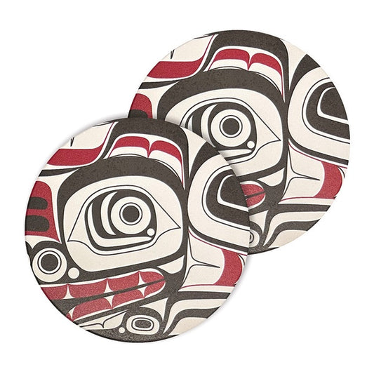 Ceramic Coasters (set of 2) - Matriarch Bear
