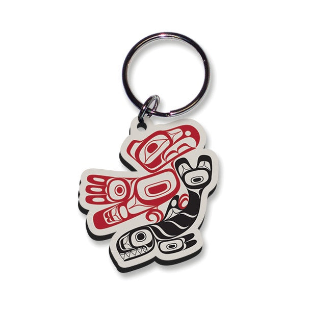 Thunderbird and Orca Keychain