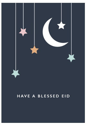 "Have a Blessed Eid" Card