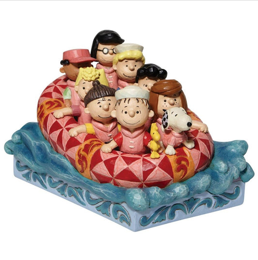 Peanuts Gang Rafting Figurine