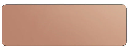 Brushed Plaque w/ rounded corners - 1" x 3"