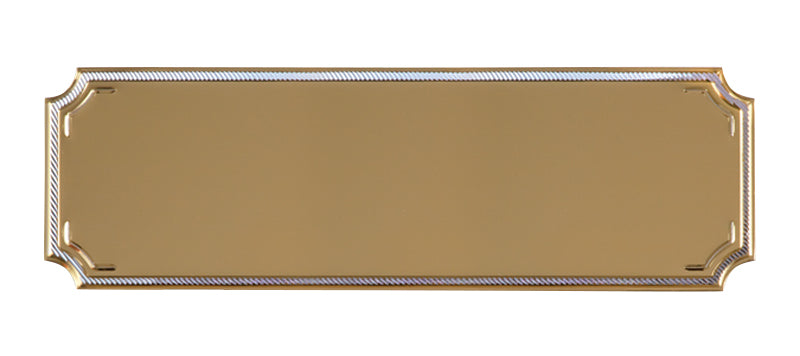 Notched Plaque - 2" x 5/8" (Engraving included)