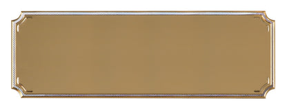 Notched Engraving Plaque - 3" x 1" (Engraving included)